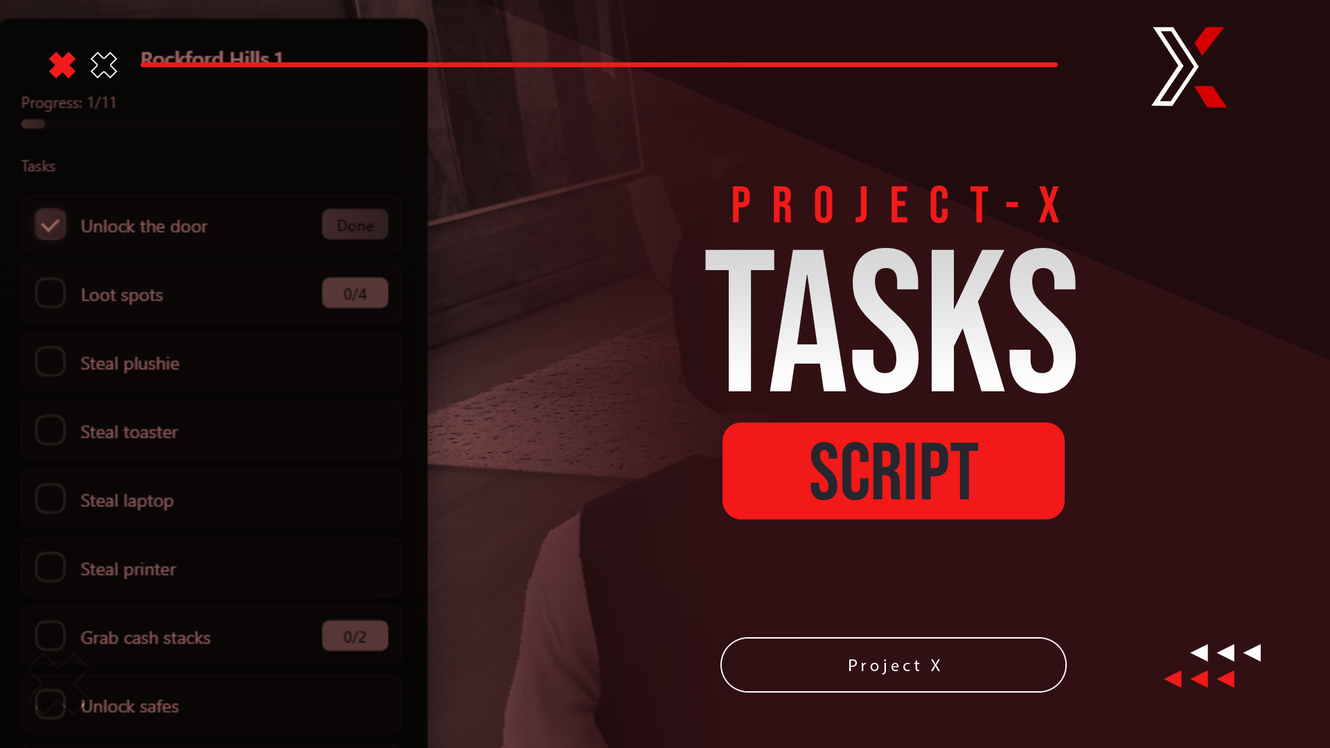 Project X Tasks