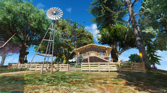 Wood Hunting Shop Cabin