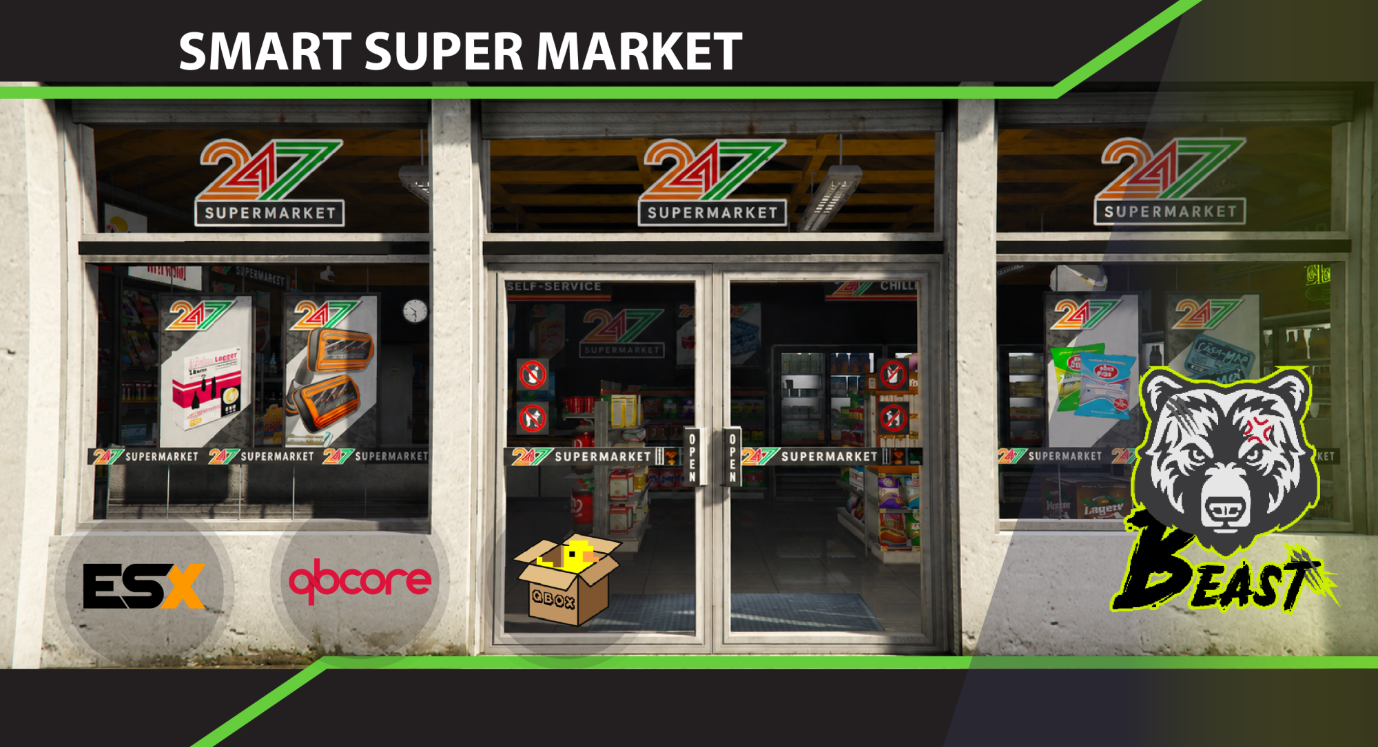 BST Smart Supertmarket Script For FiveM