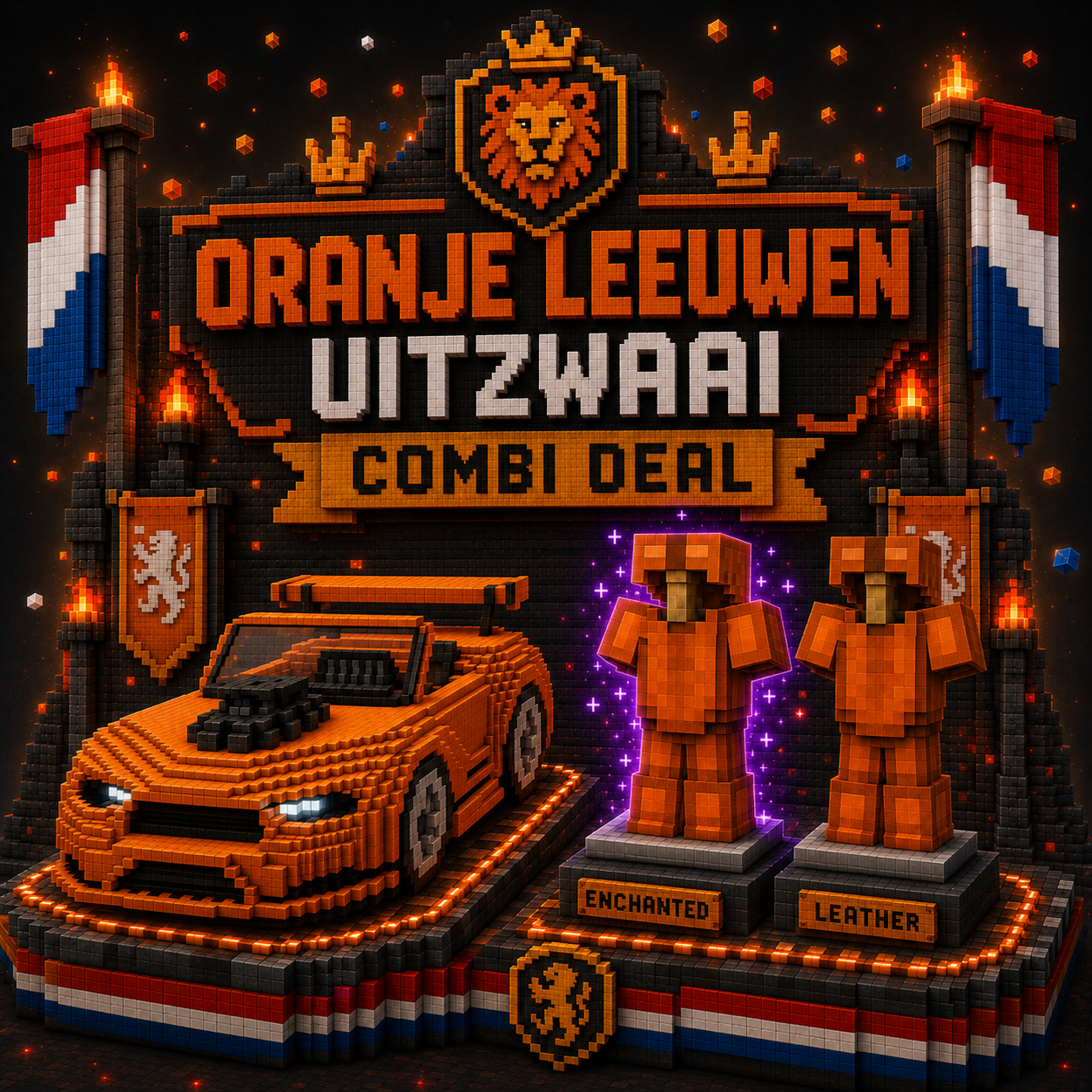 Oranje Leeuwen Uitzwaai Rank Combi Deal