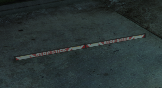 Police stoptick props