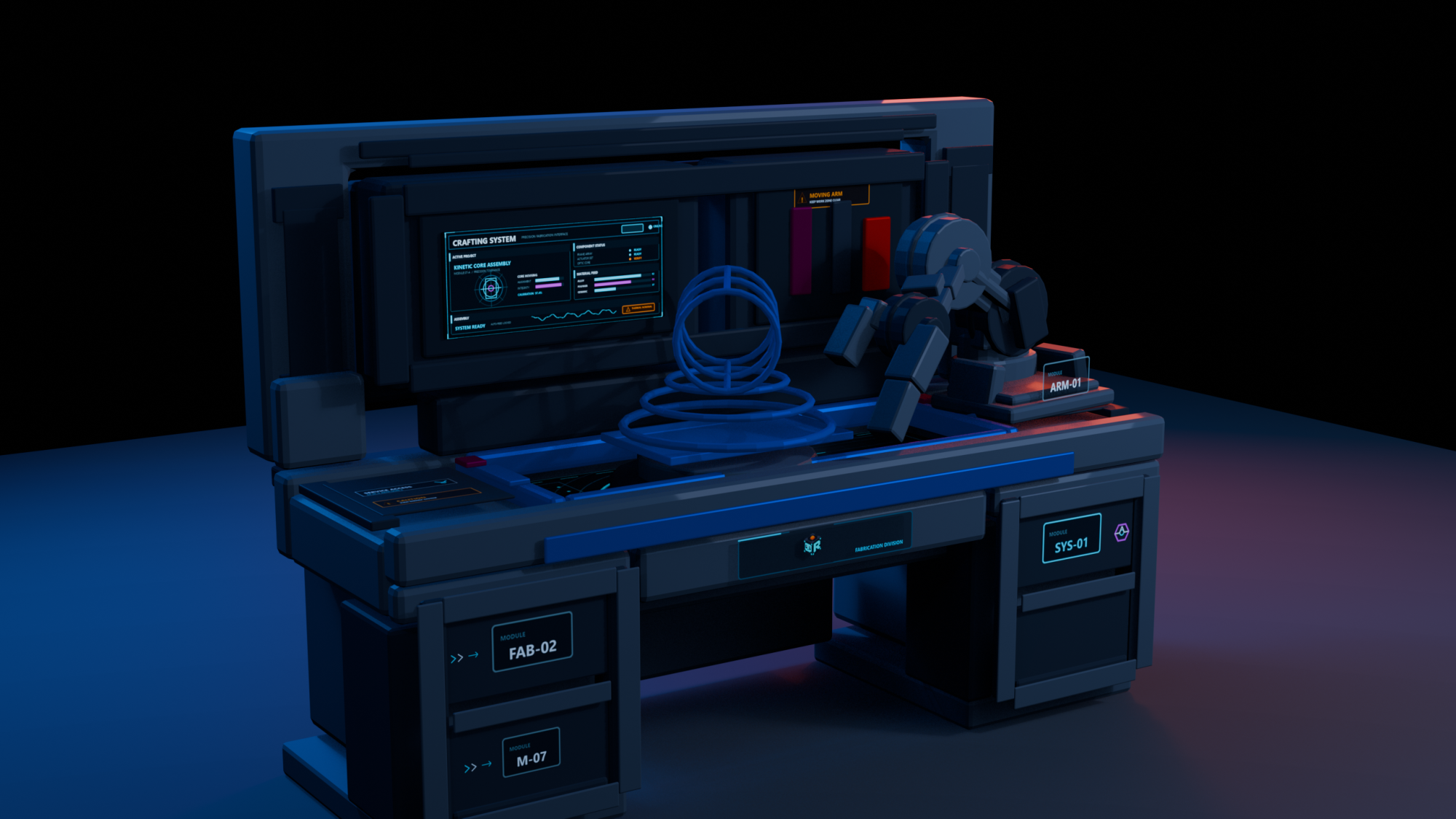 Renovoxel Crafting Station – Animated FiveM Prop