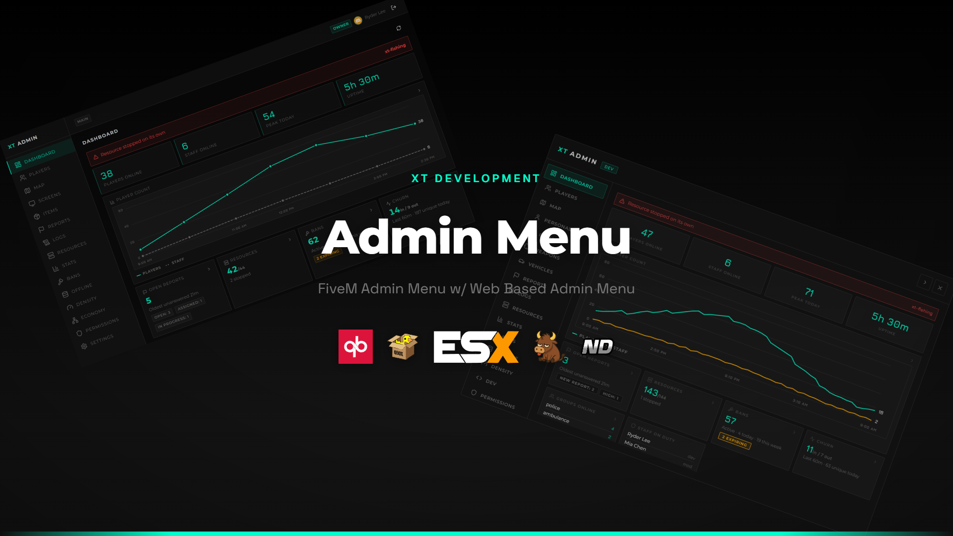 Admin Menu w/ Web Based Admin Panel