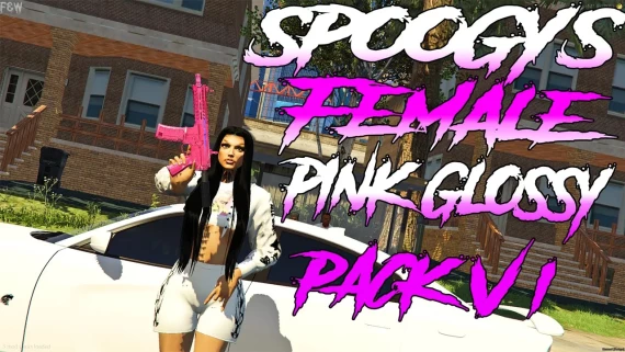 Spoogys Female Weapons Pack V1 (Glossy Weapons!)