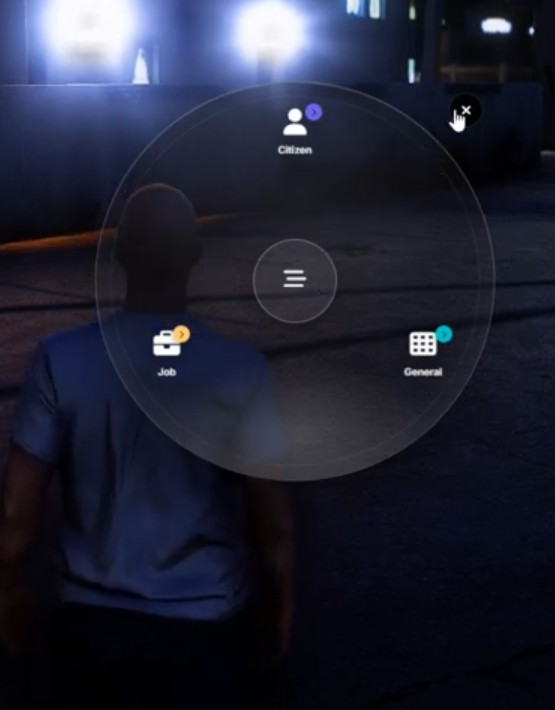Zerion Radial Menu