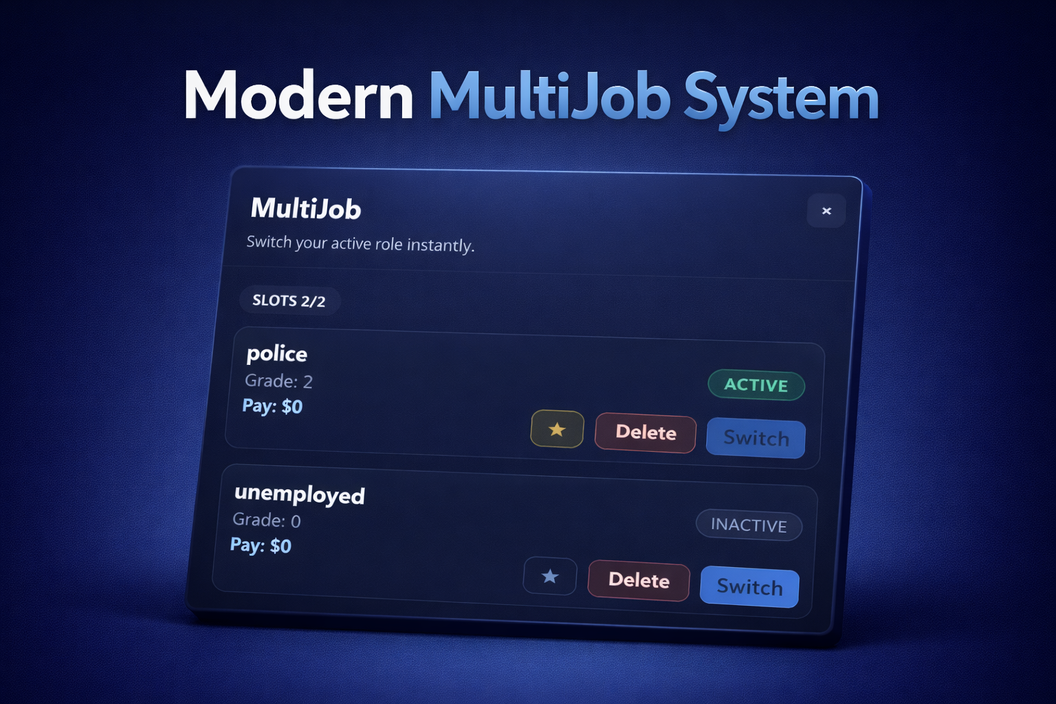 [ESX] MultiJob System