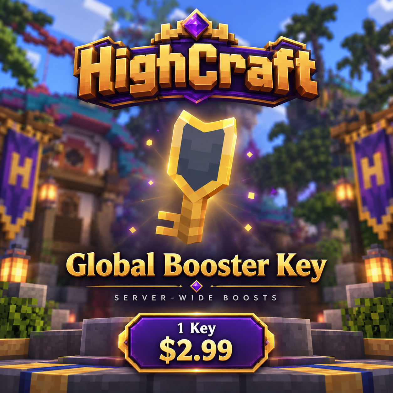 1 Global Booster Key