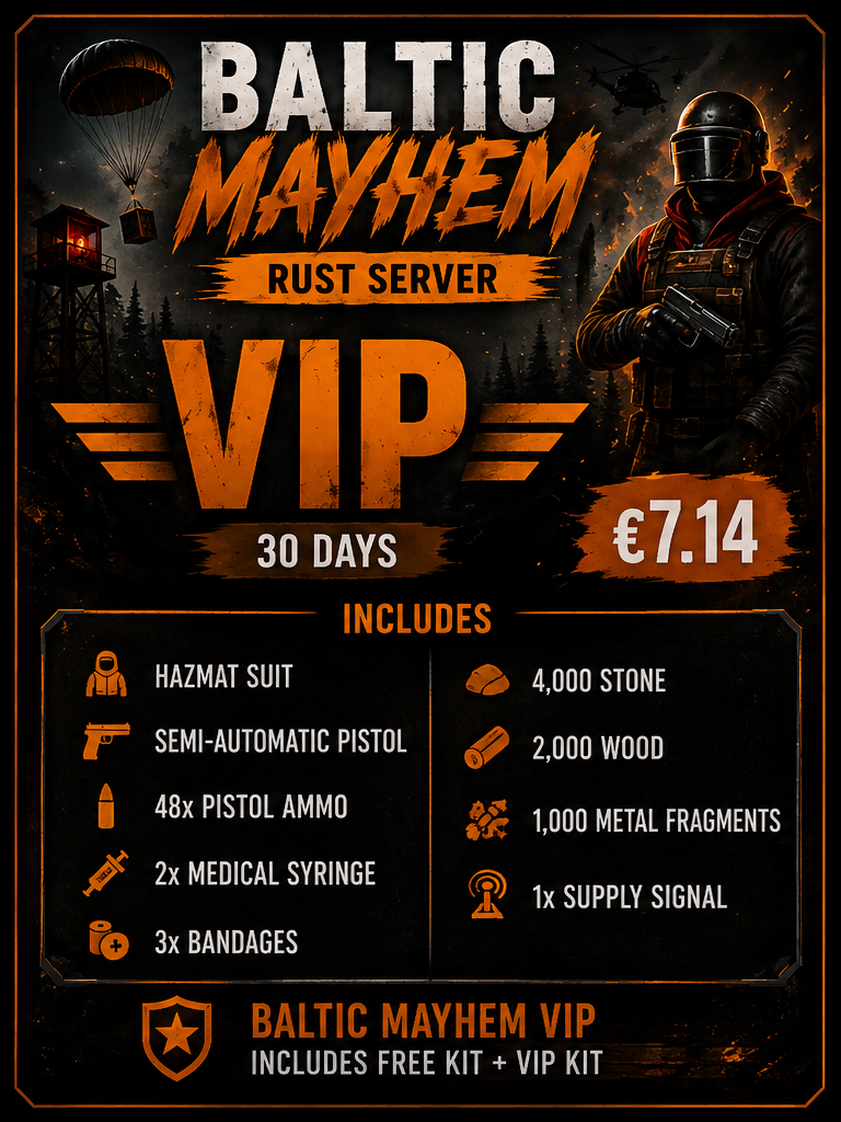Baltic Mayhem VIP | 30 Days