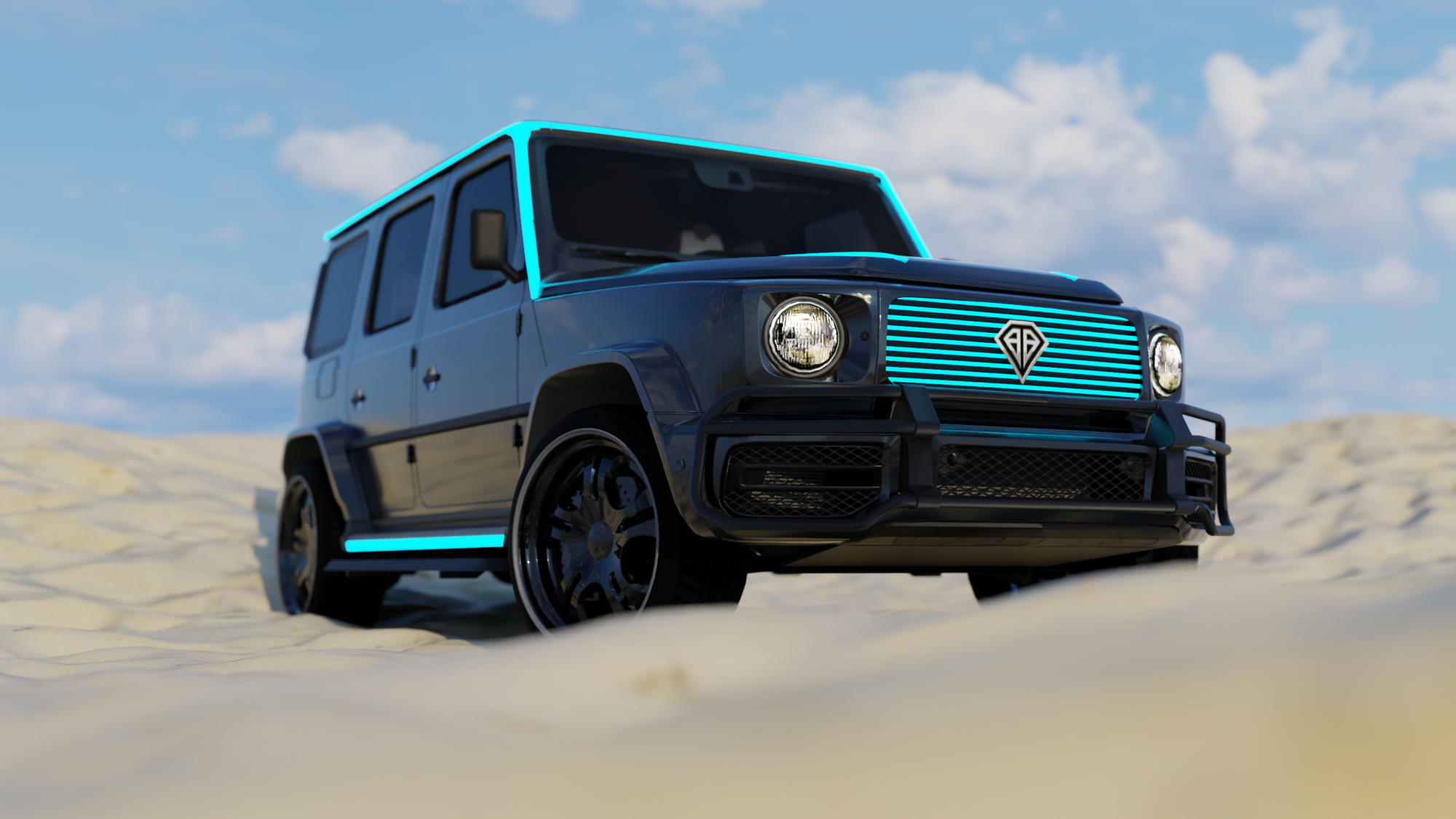 Benefactor Dubsta Luxe Animated Lights