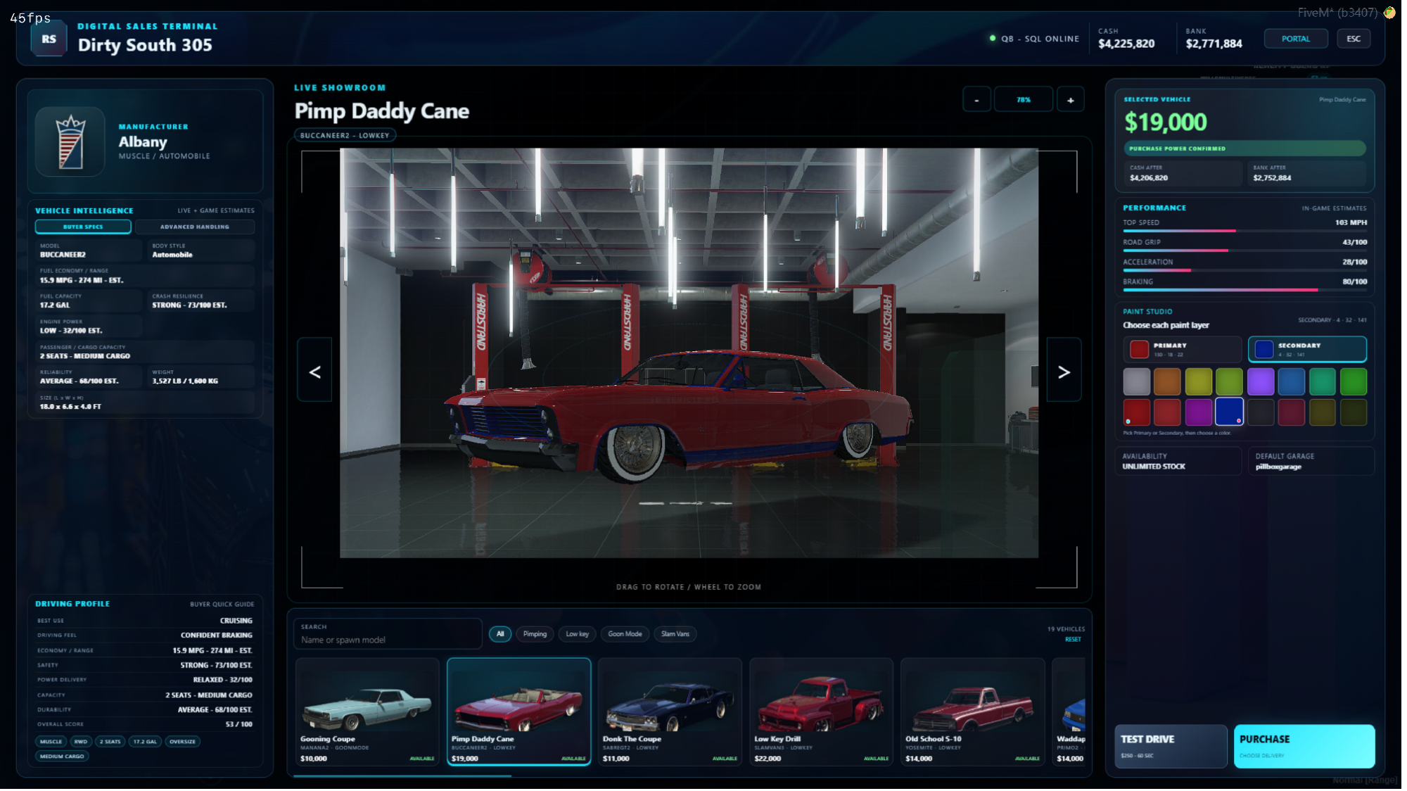 Dealership System Premium Vehicles Multi-Framework