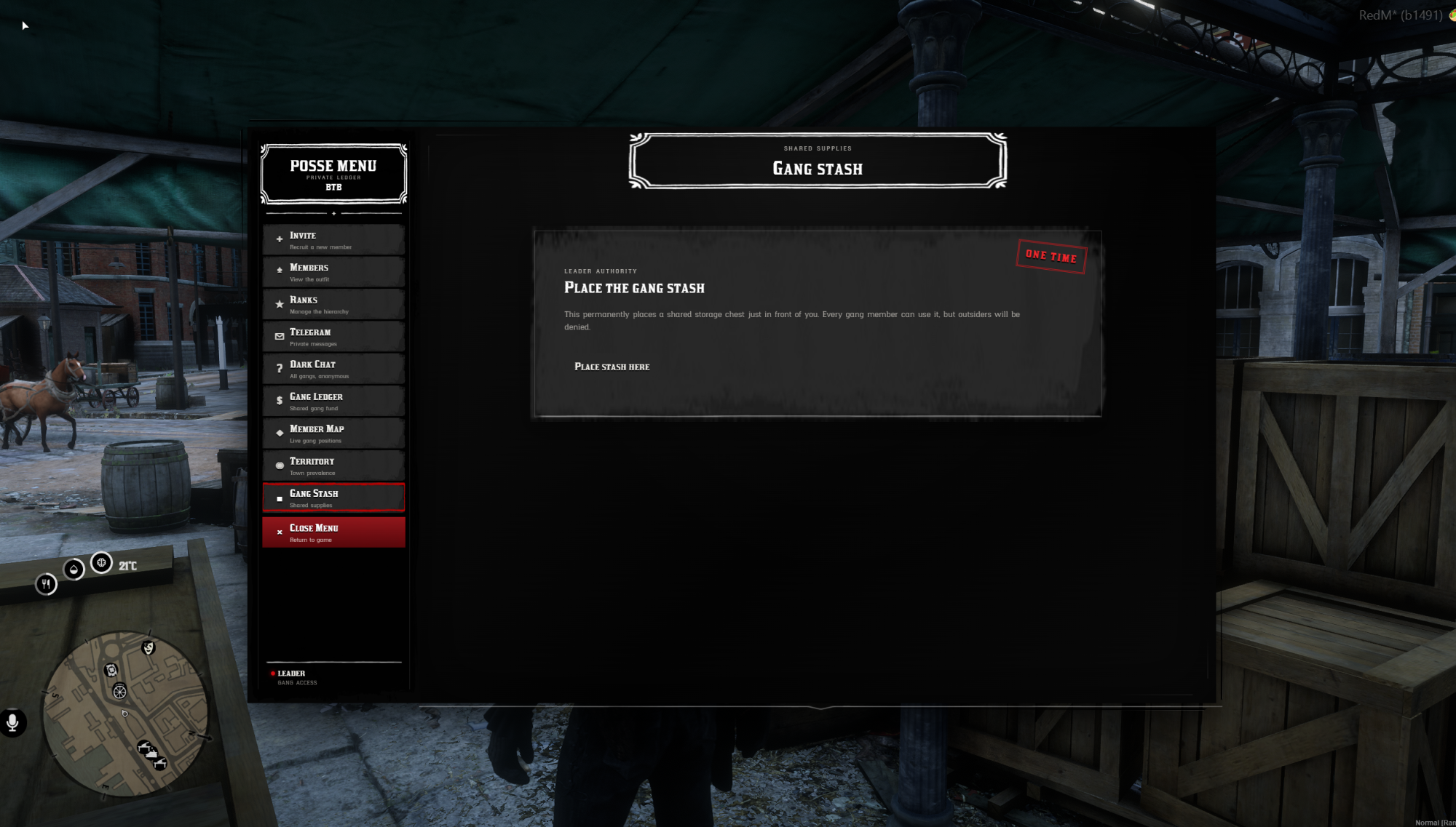 [OPEN]VORP Gang / Possee Menu