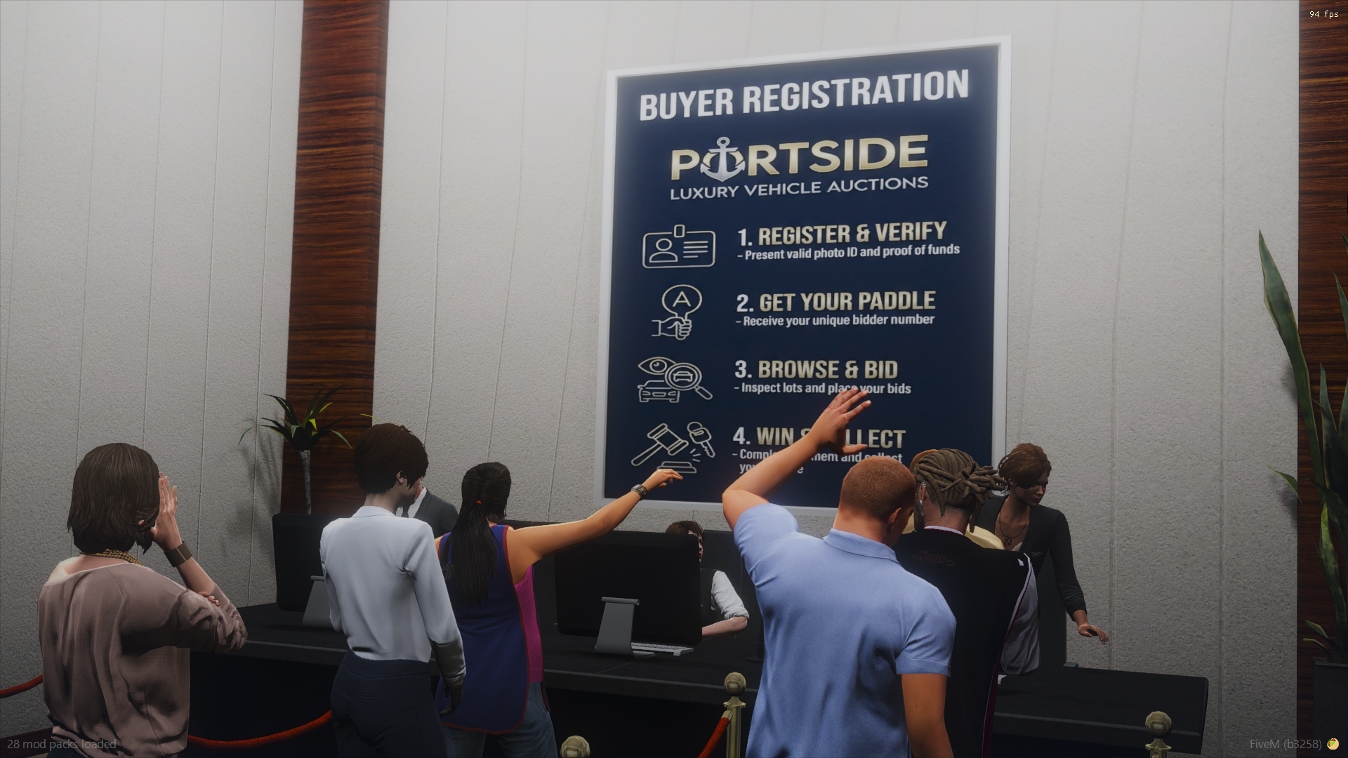 Portside Auction | FiveM Vehicle Auction MLO + Auction System