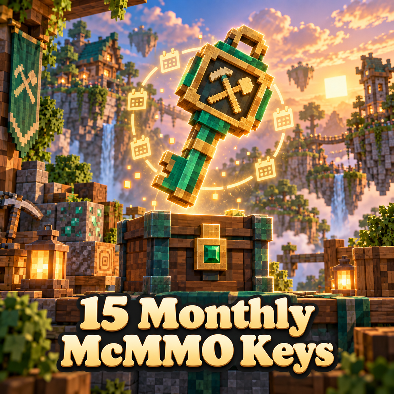 15 Monthly McMMO Keys
