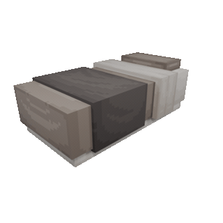 Toy Bed III — cosmetic Furniture v2 item on the NovaVoid Cat Civilization Minecraft server