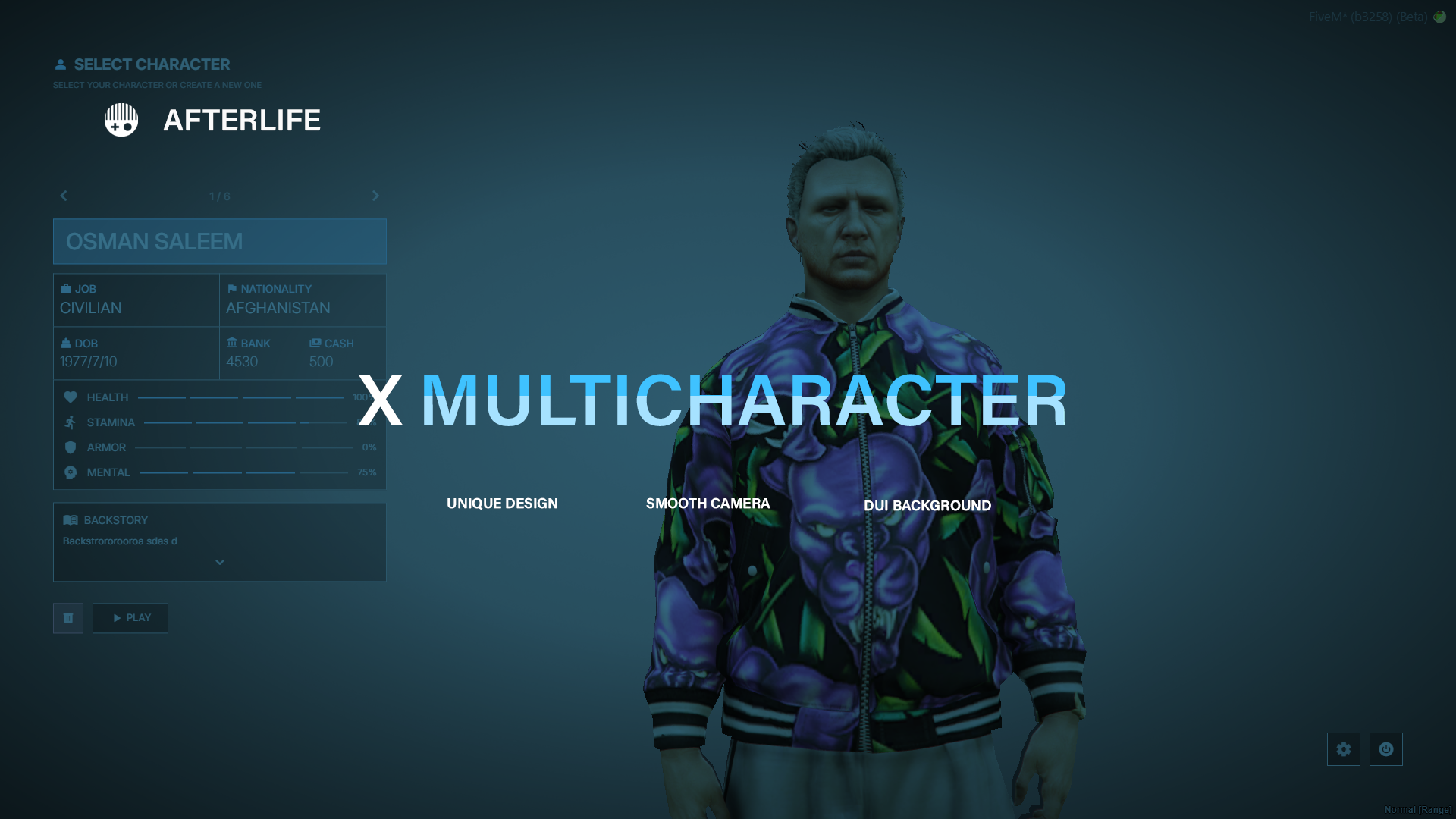 X Multicharacter