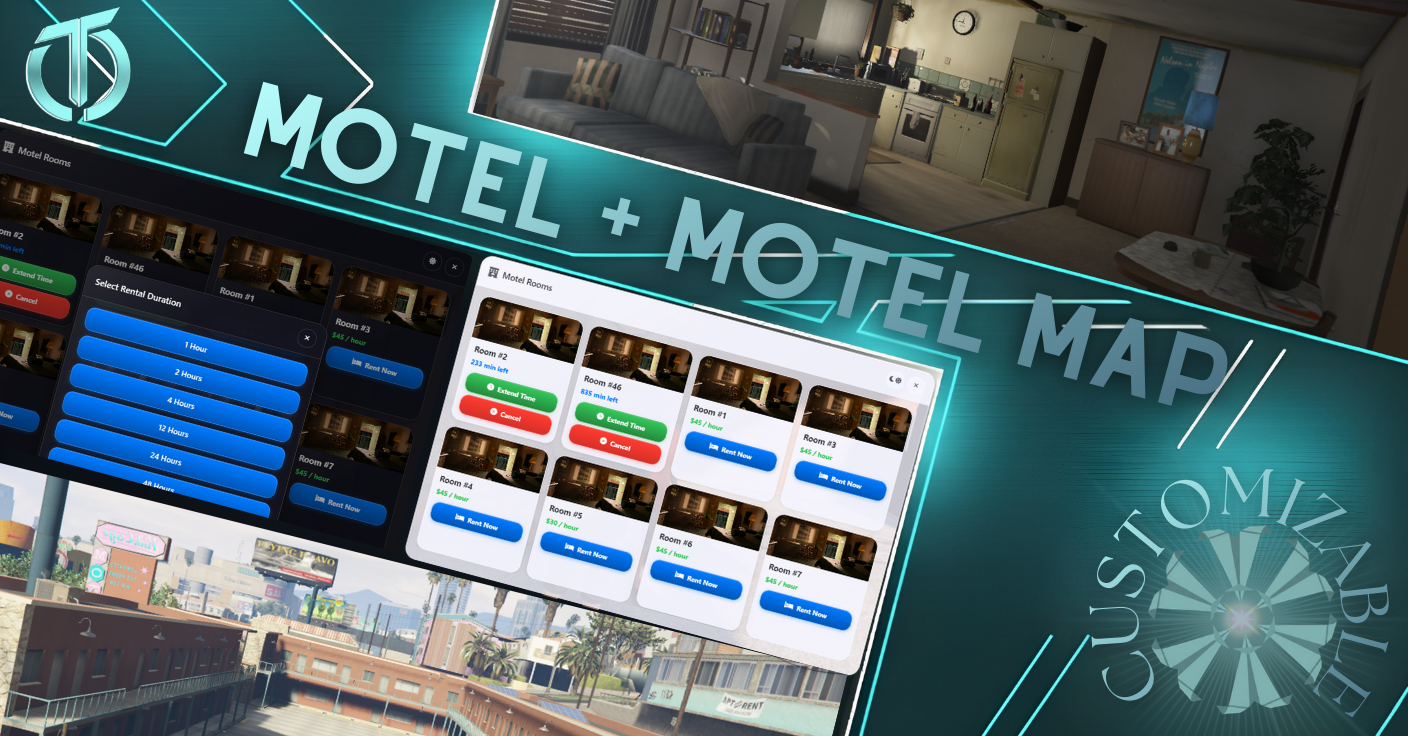 MOTEL + MOTEL MAP [QB-QBX-ESX]