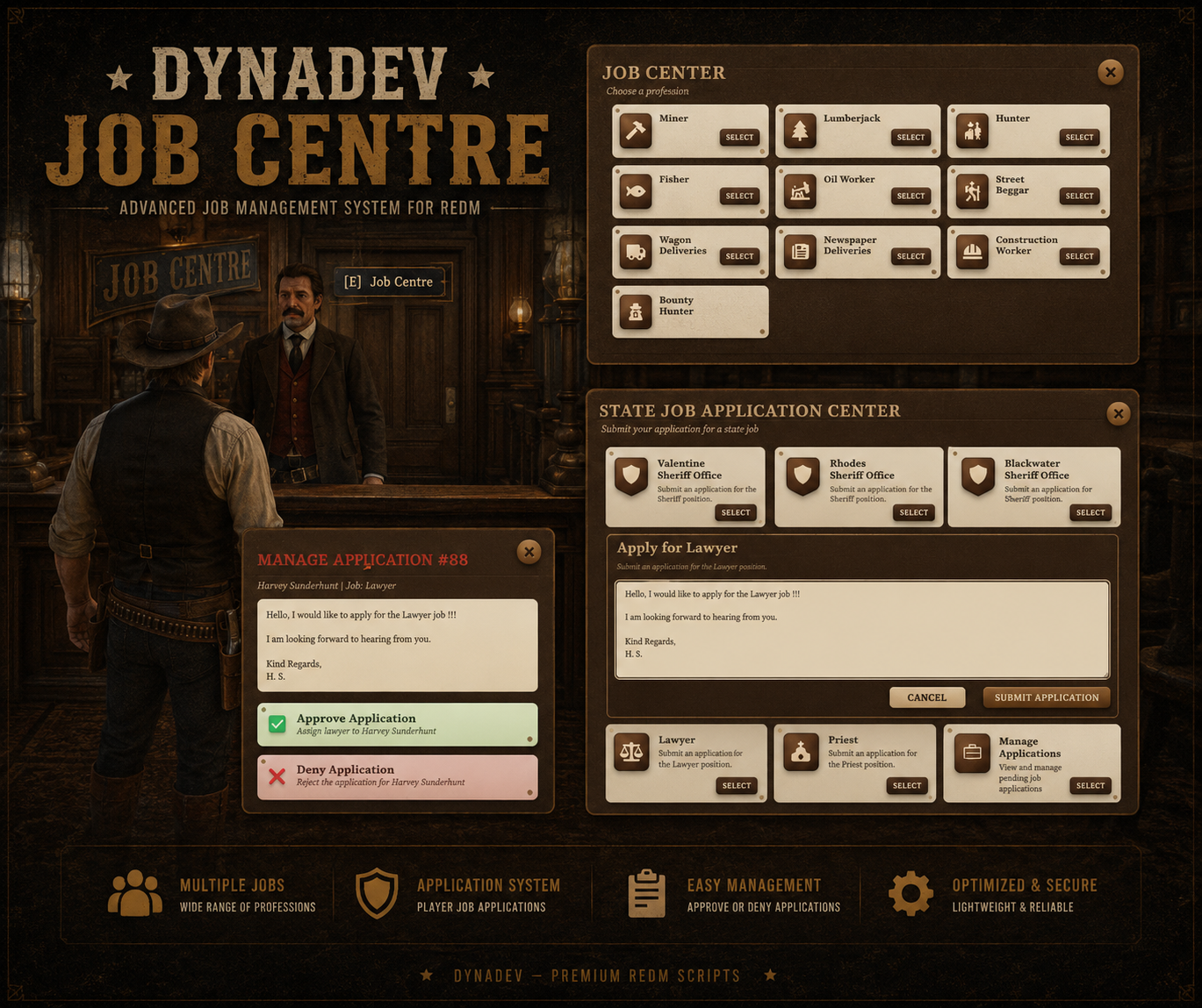 DynaDev Job Center & State Job Applications
