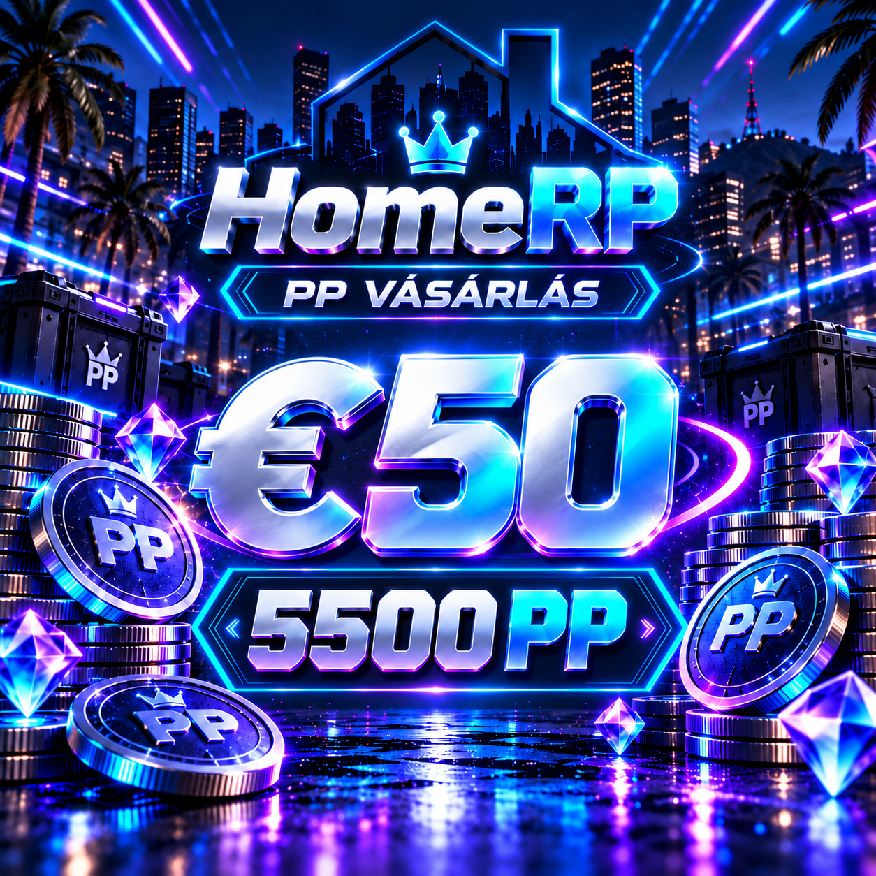 Játékbeli PP vásárlás - 50€