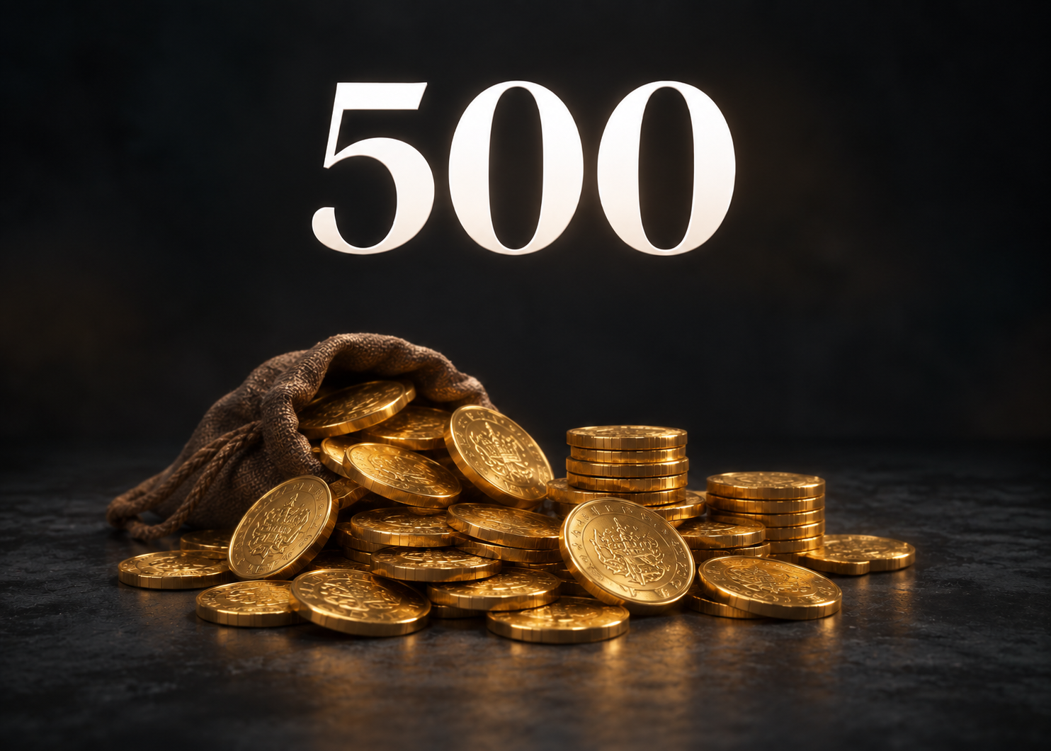 500 Coins