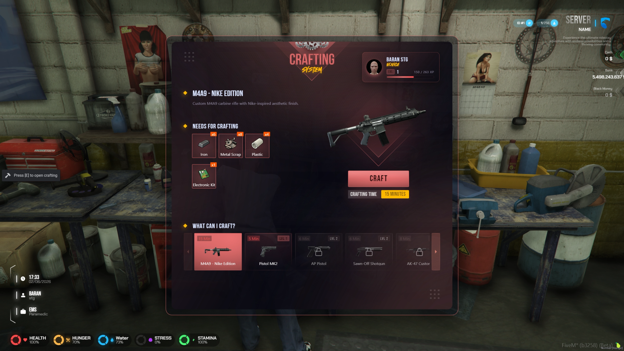 Crafting System - Image undefined