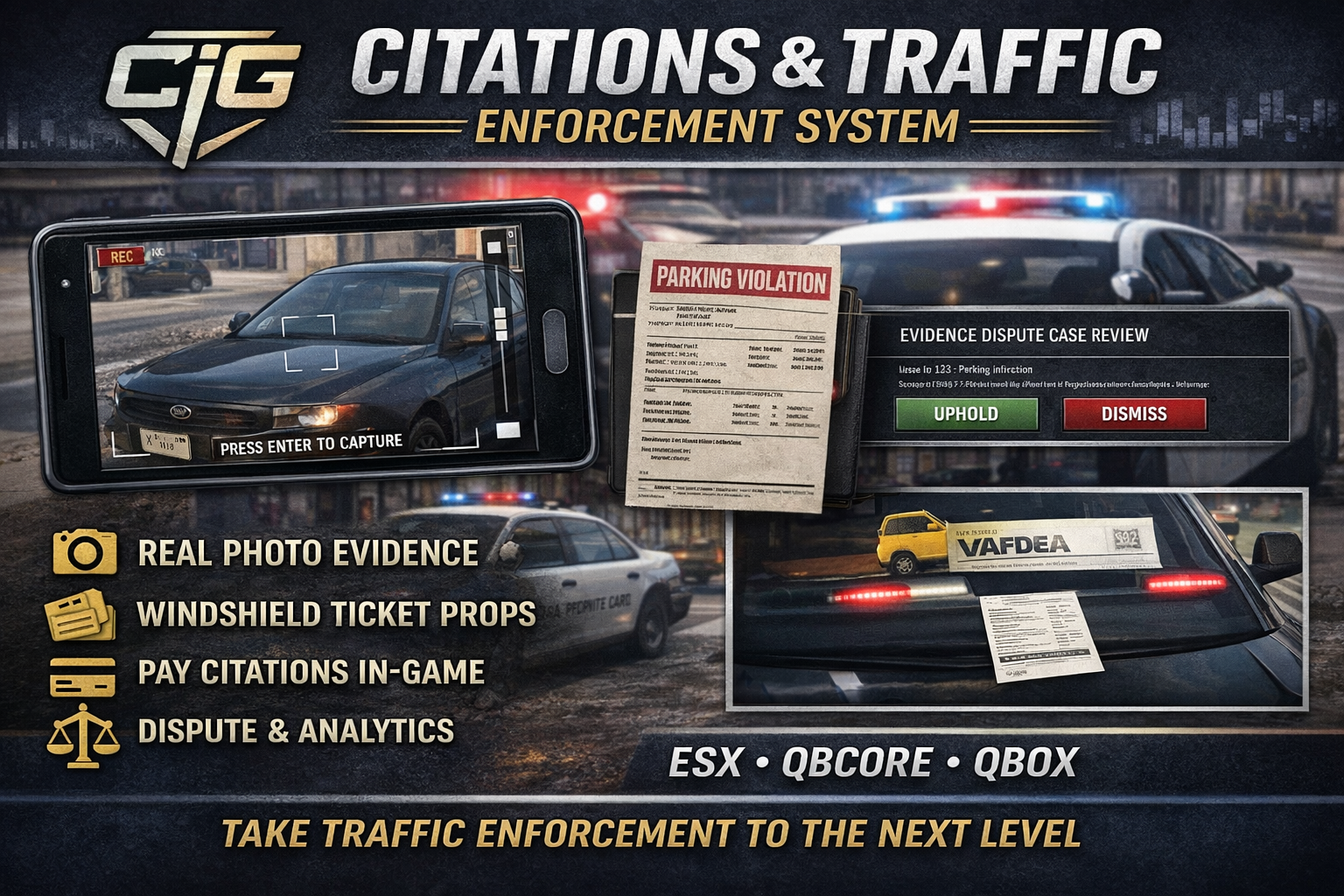🚨CJG Citations & Traffic Enforcement System