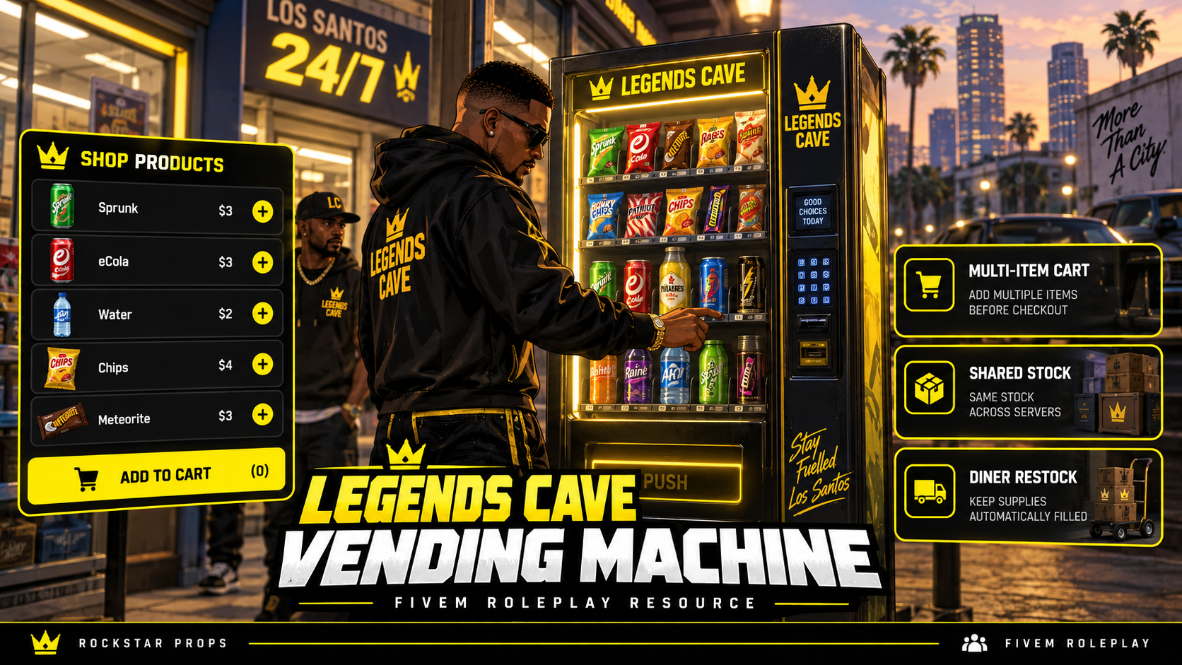 legends Vending Machine product artwork