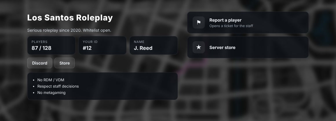 Server info tab