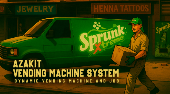 🏙️ Dynamic Vending Machine & Job [Escrow]