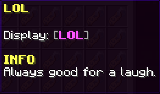 LOL Tag