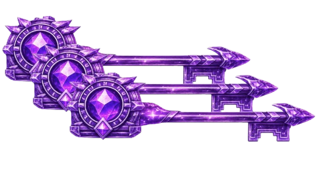 🔮3x AMETHYST Key