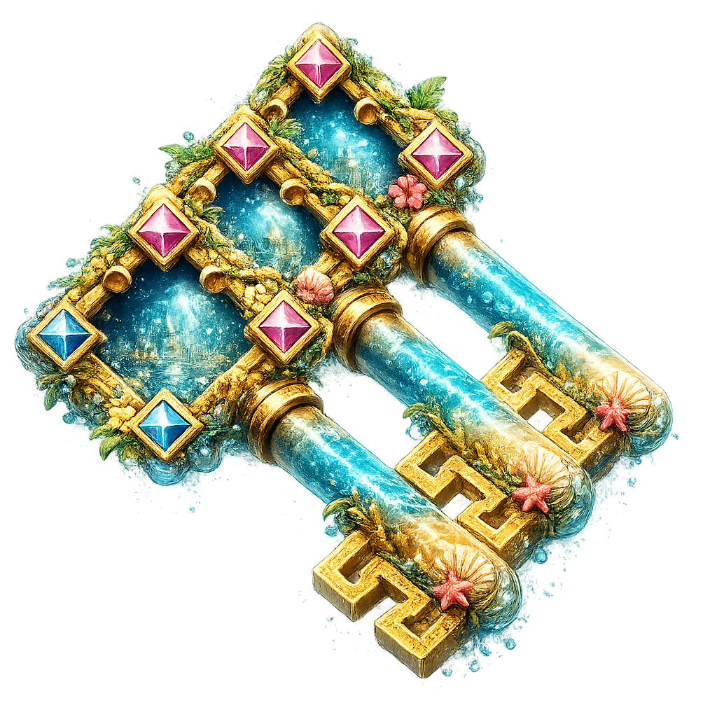 🌊3x ATLANTIS Key