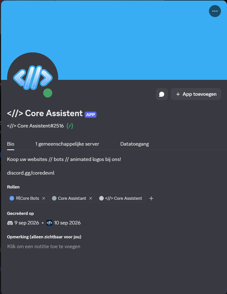 Core Bot [OPEN SOURCE]