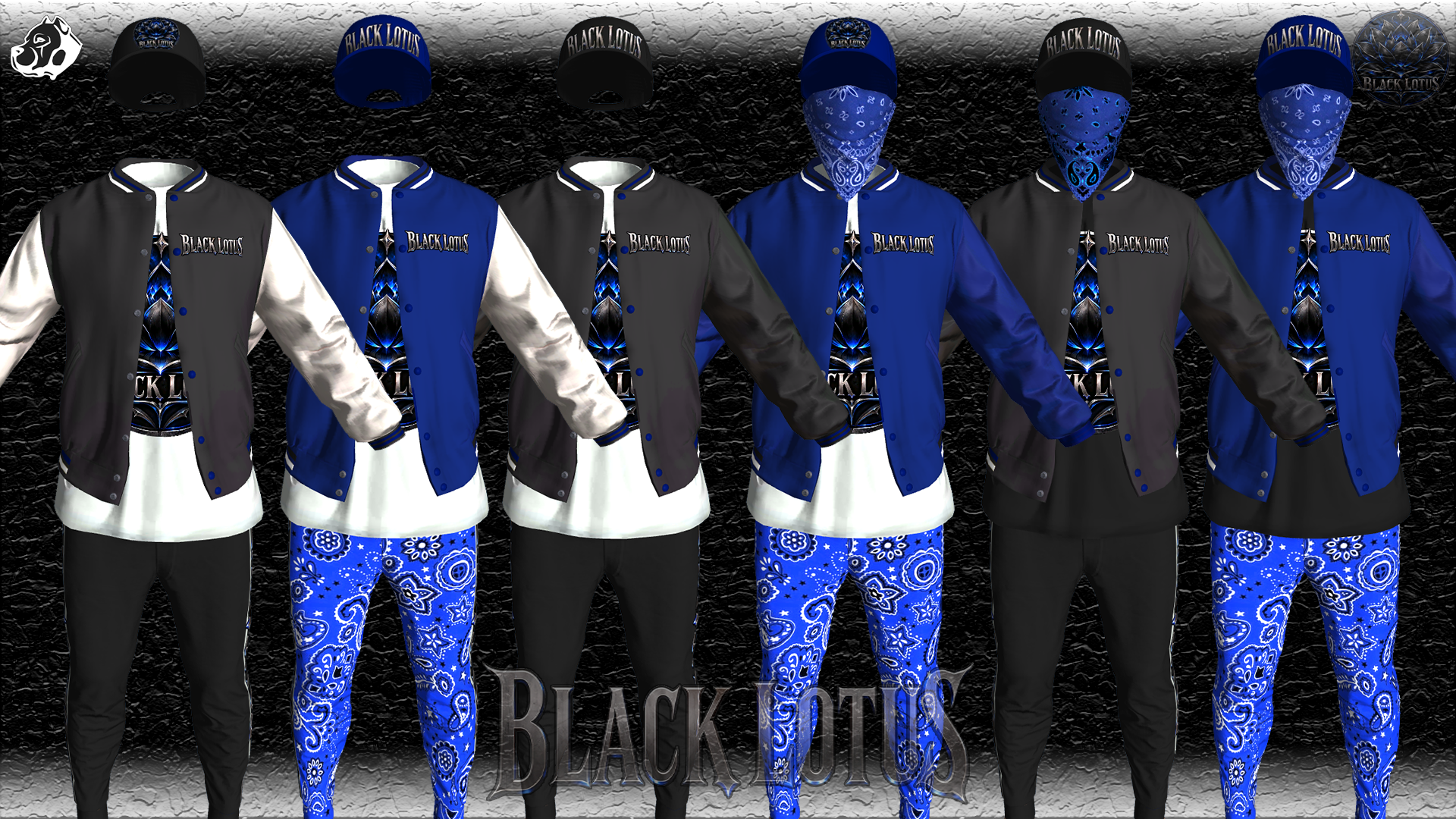 Black Lotus Jackets | FiveM Gang Clothing