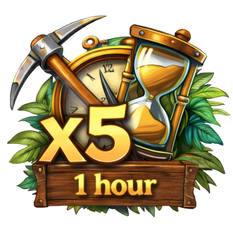 Town 5x Ore drop bonus 1h