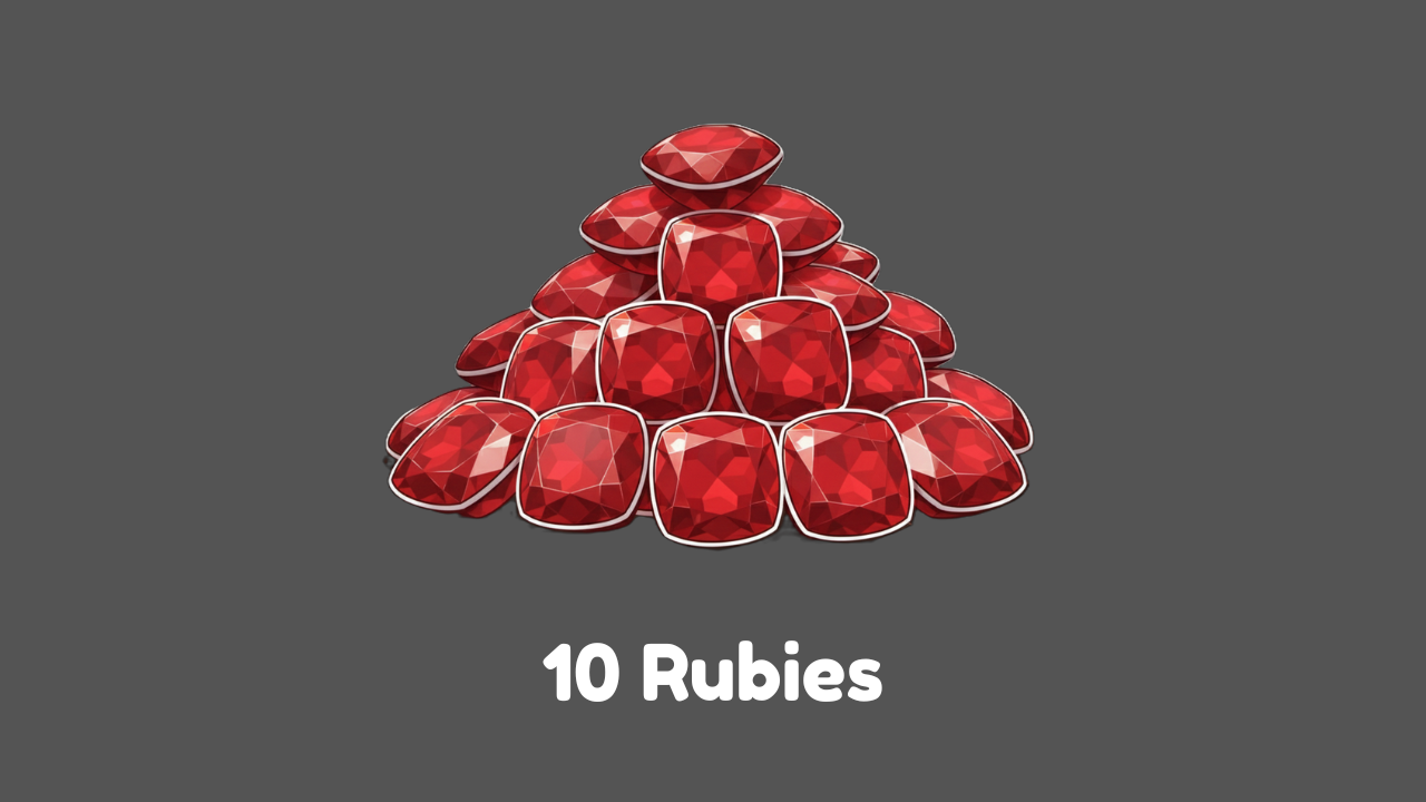 10 Rubies