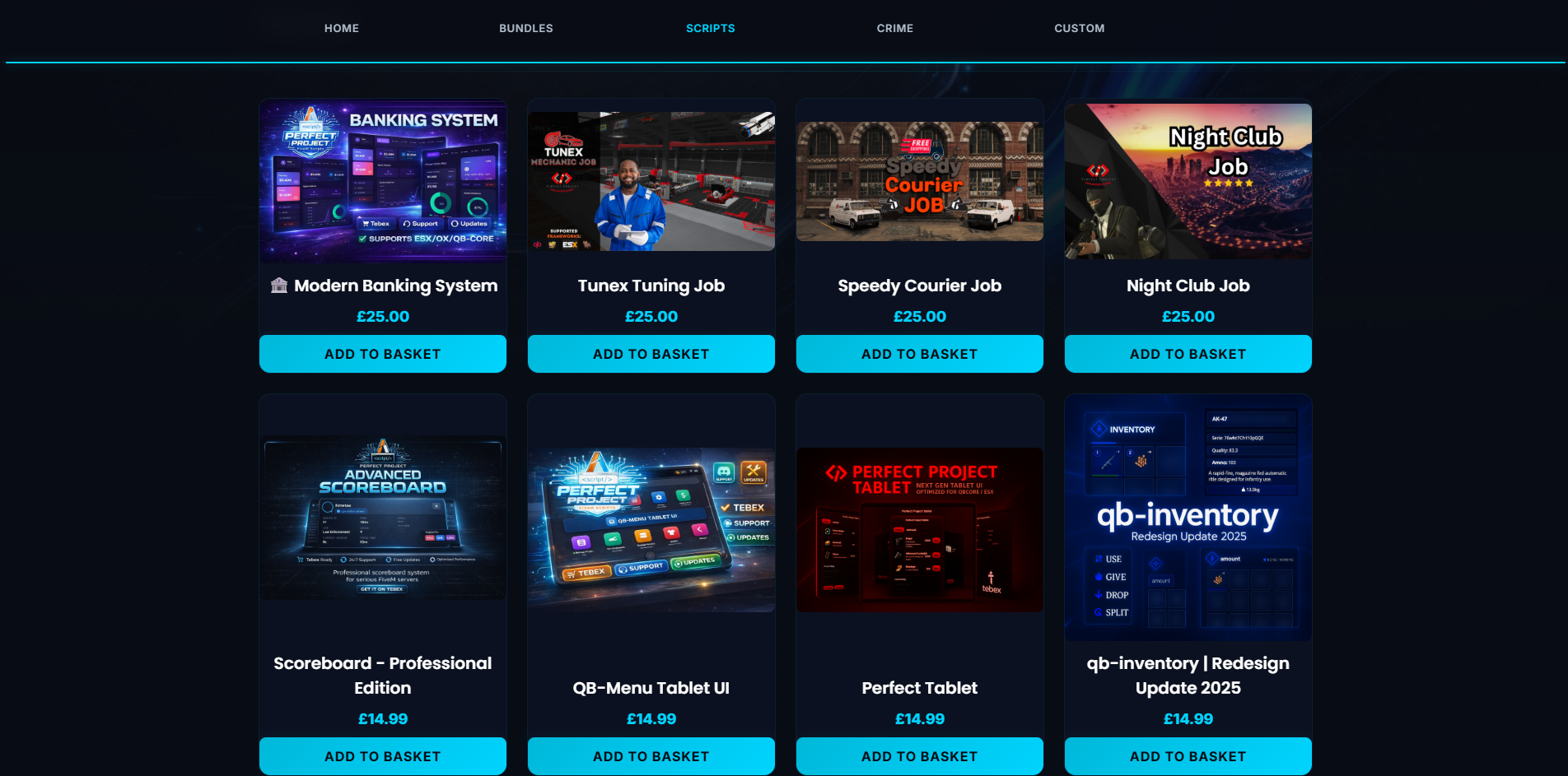 Premium Tebex CSS Theme