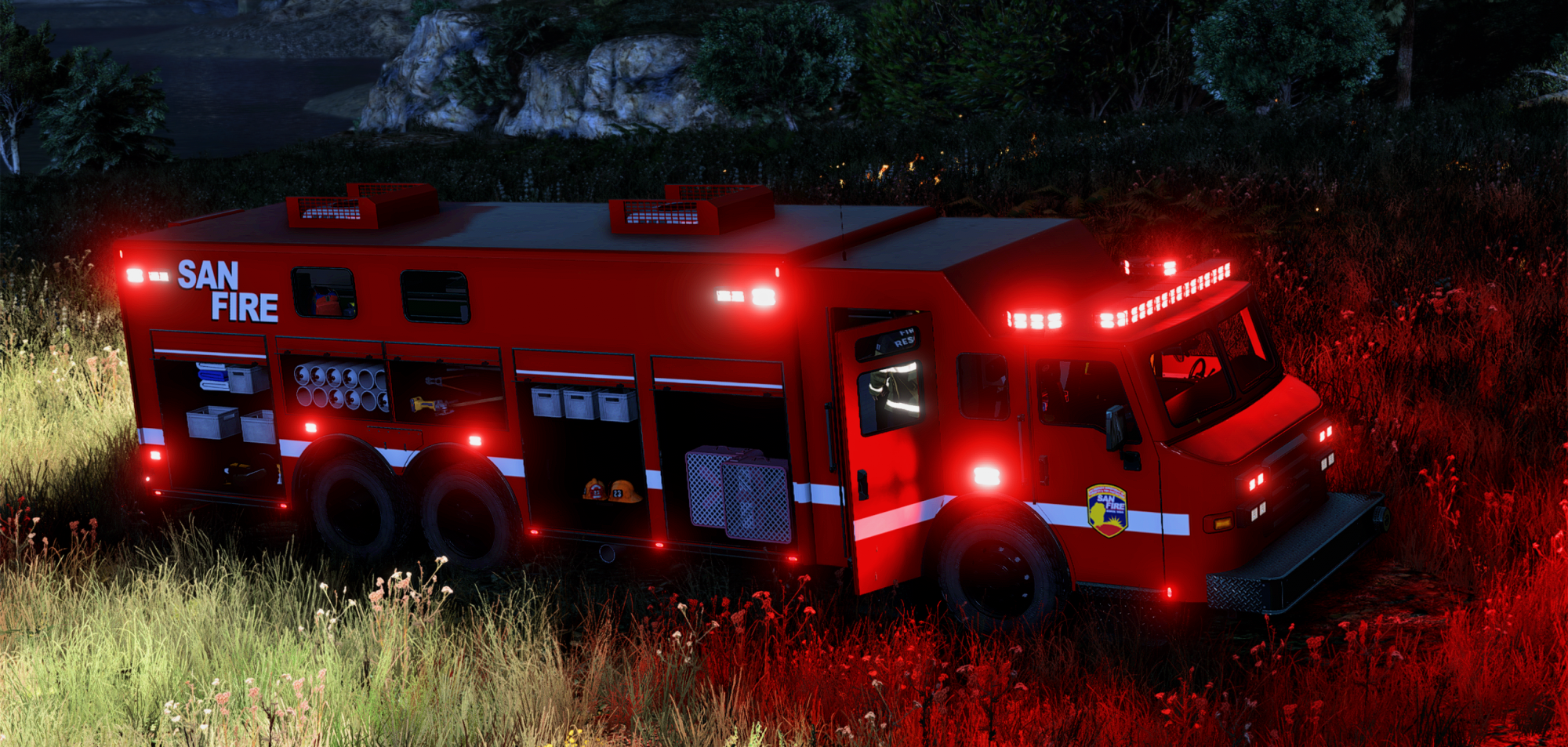 Spear Impulse Rescue Walk-In Fire Truck