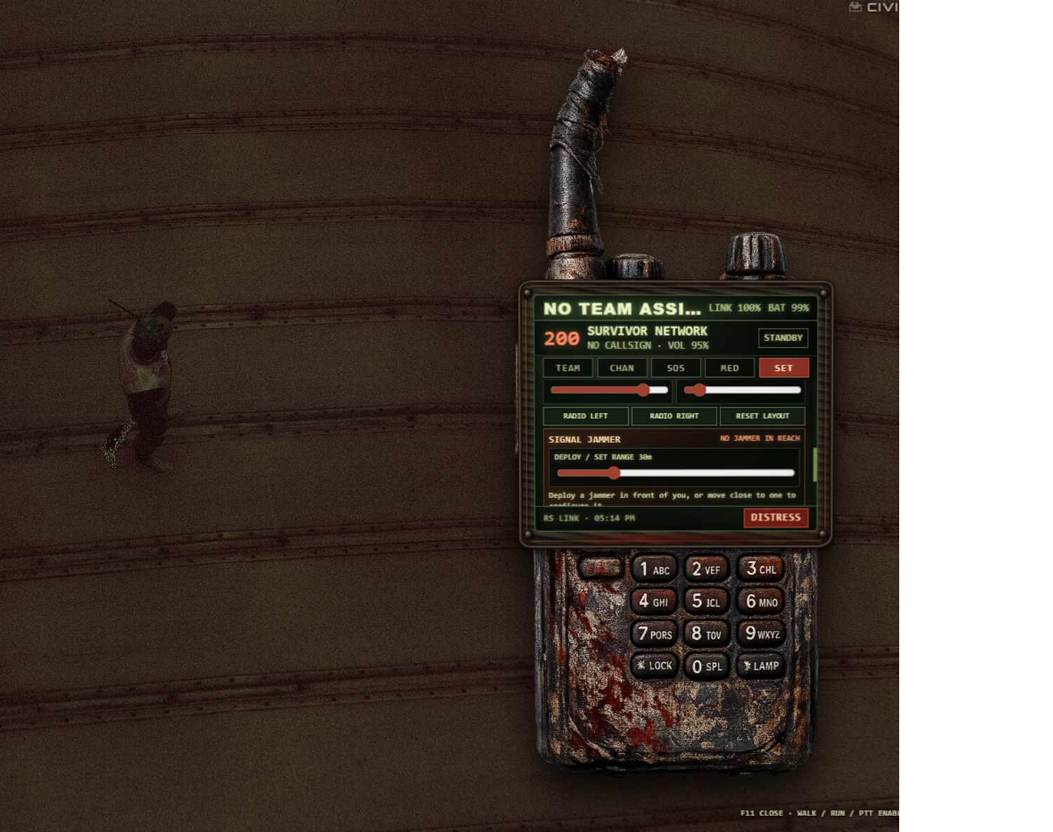 Walkie Talkie Radio for Zombie-Apocalypse Team SOS Emergency