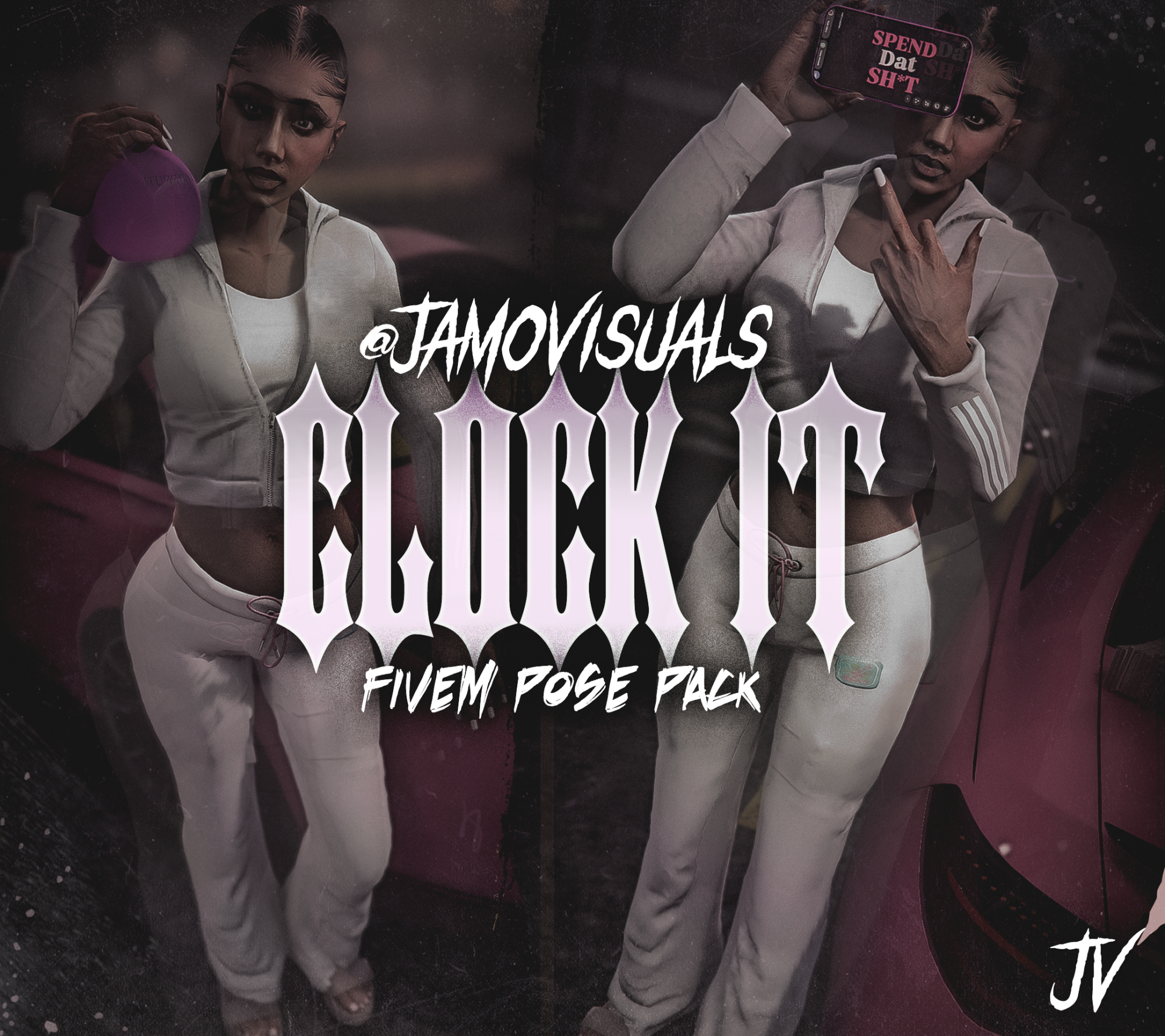Jamoville Clock it Pose Pack