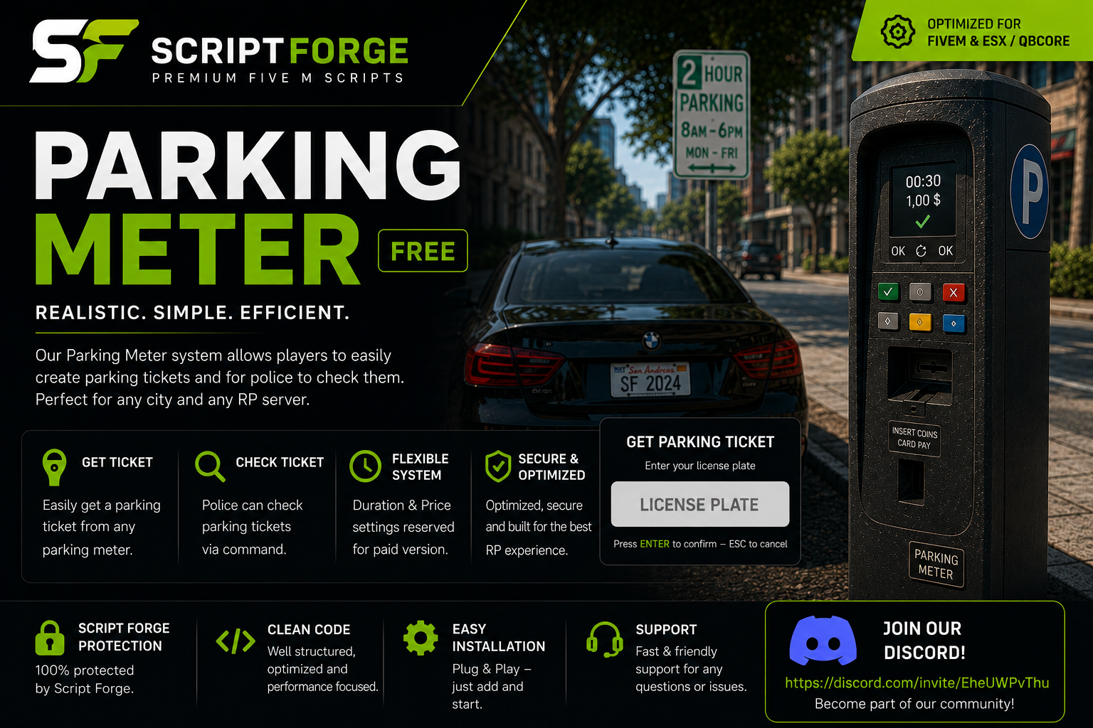 ScriptForge Parking Meter Free