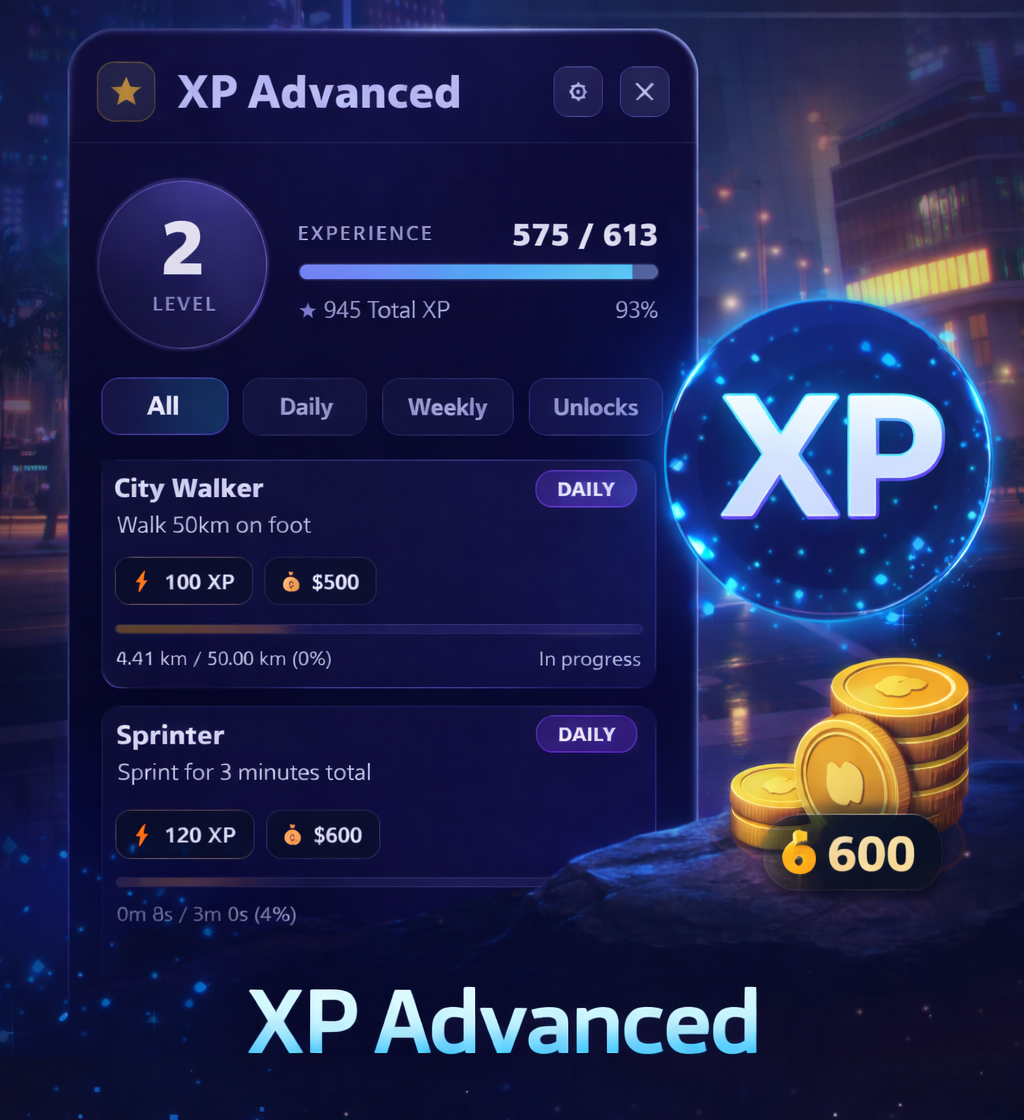 Advanced XP & Task System