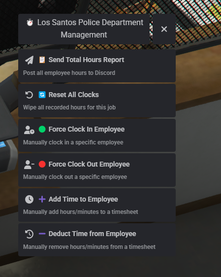 QBX Timeclock Sheets