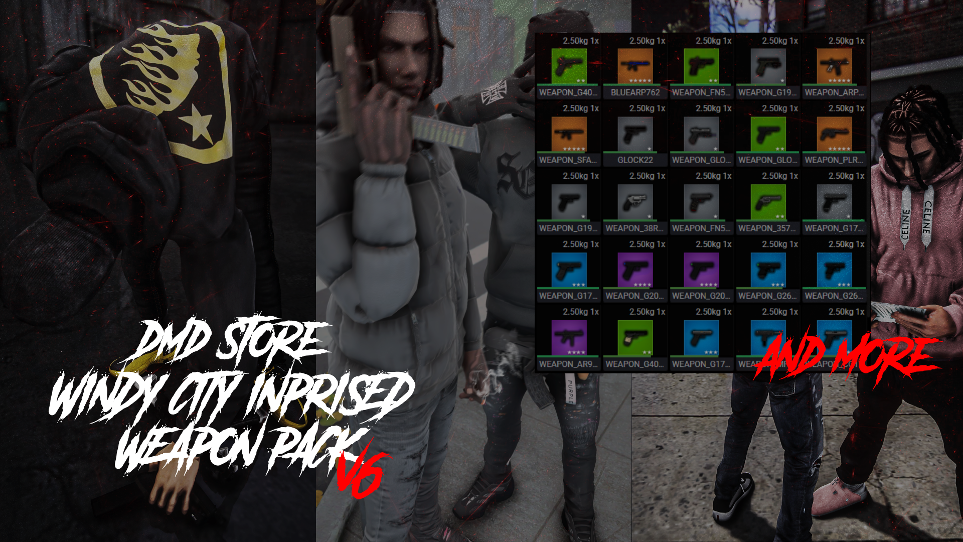 DMD STORE — WINDY CITY MEGA WEAPON PACK V6