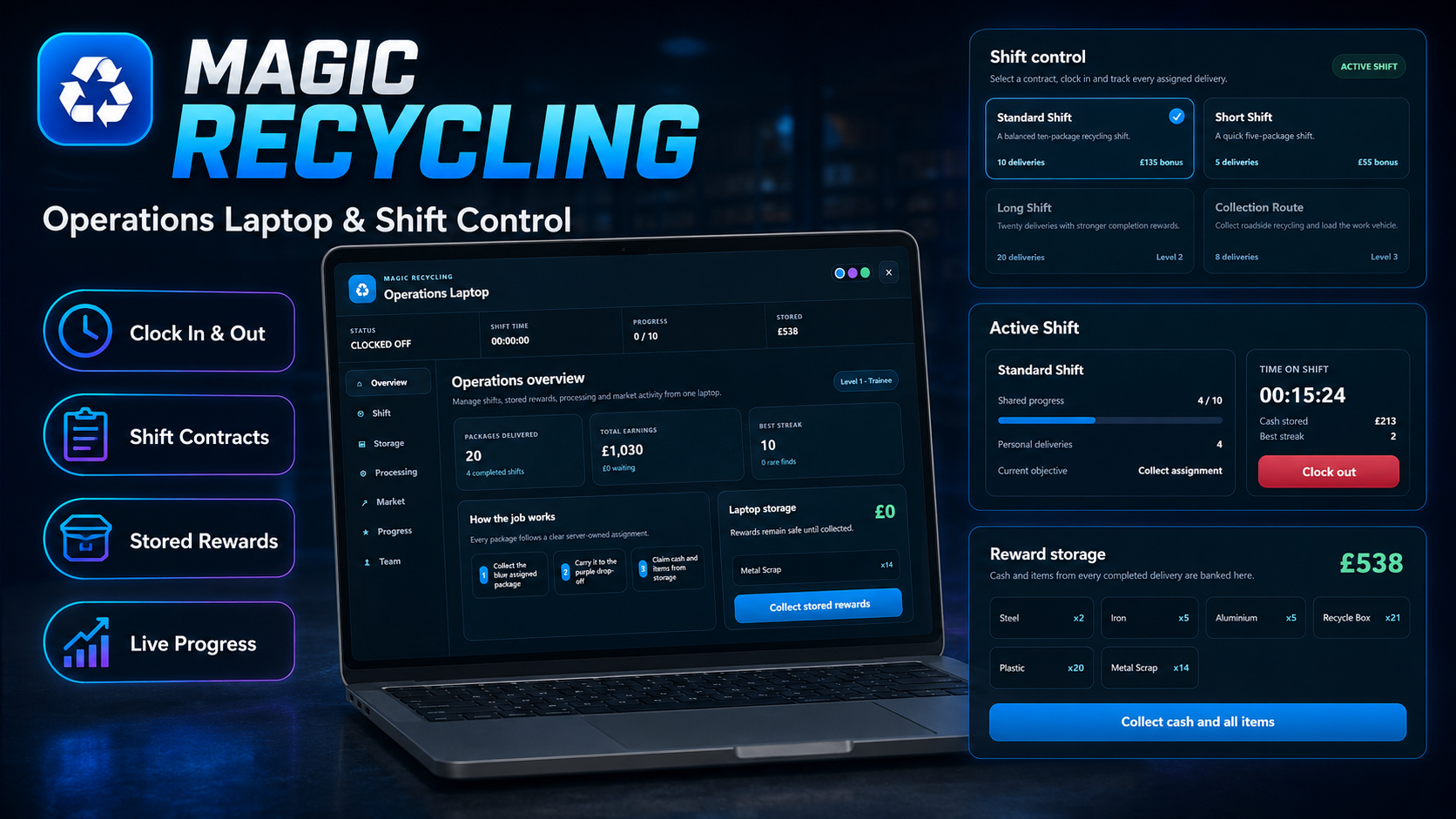 Magic Recycling – FiveM Recycling Job