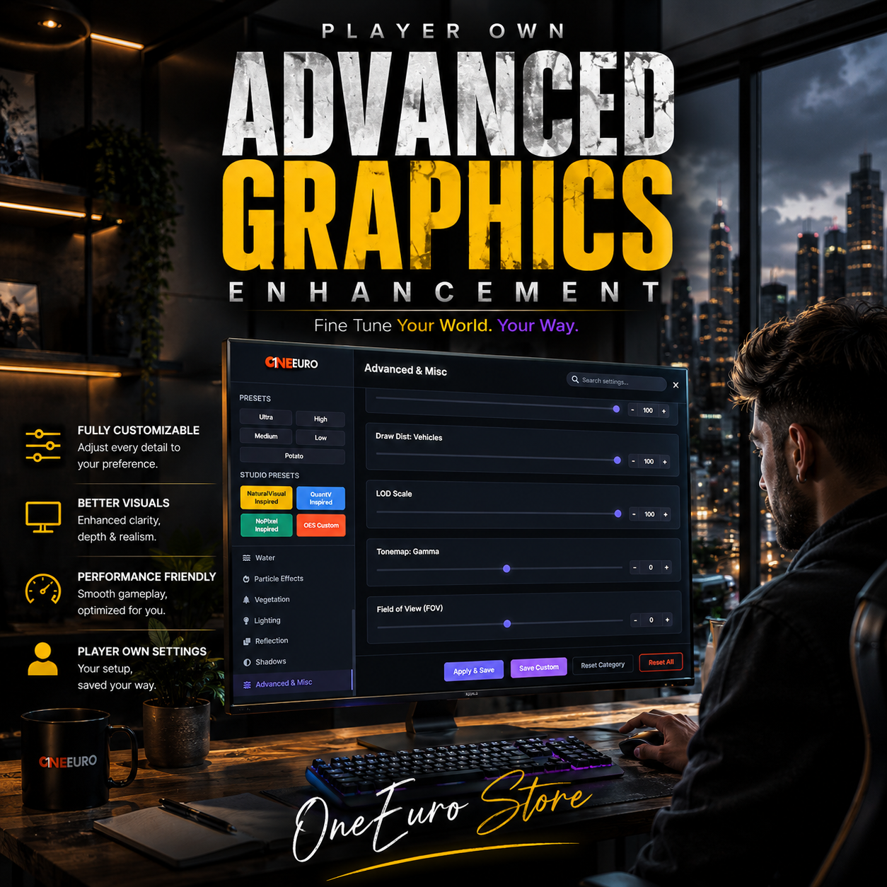 Player Own Advanced Graphics Enhancement [QB | QBOX | ESX]