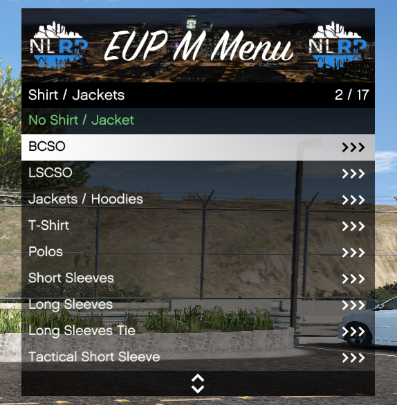 Advanced EUP Menu