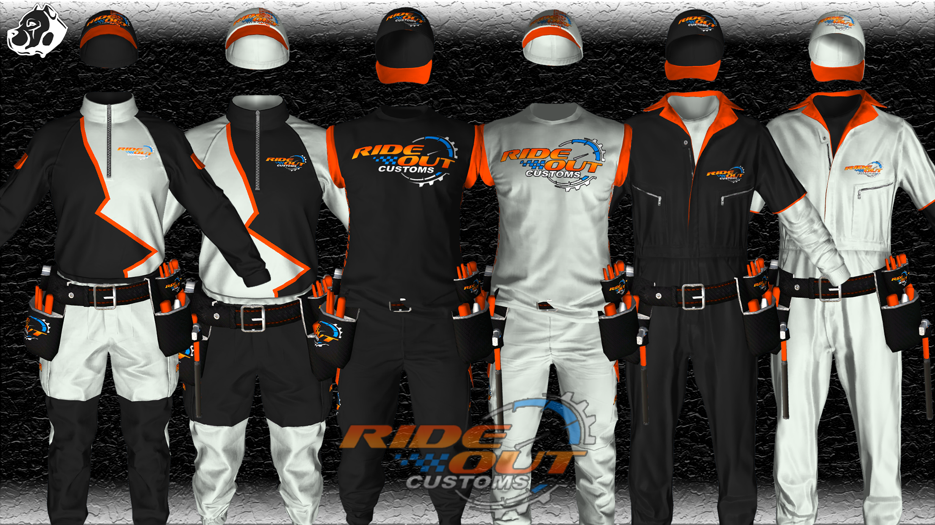 Ride Out Customs Mech Bundle | Fivem Mechanic Clothing
