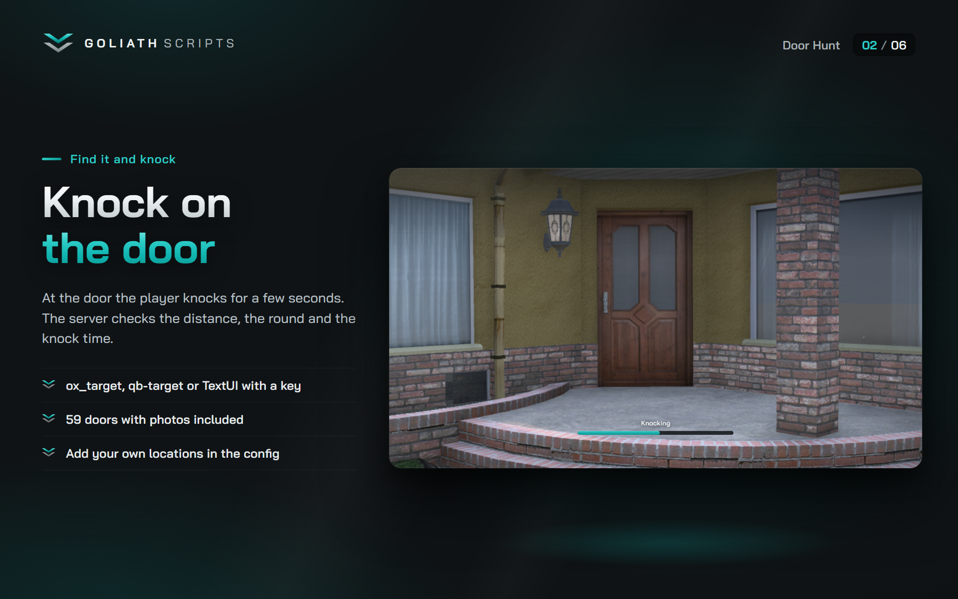 OPEN - Door Hunt FiveM script, screenshot 2