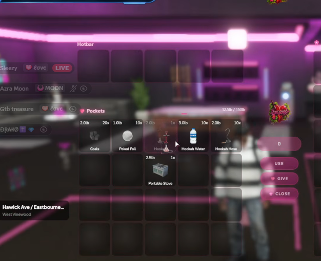Sleezy Development • Hookah Lounge System (ESX, QBCore, Qbox, & Standalone)