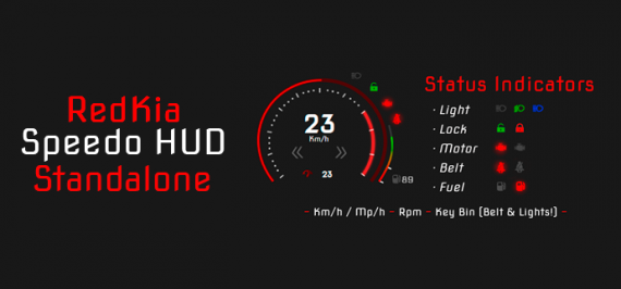 RedKia Speedo HUD [StandAlone]